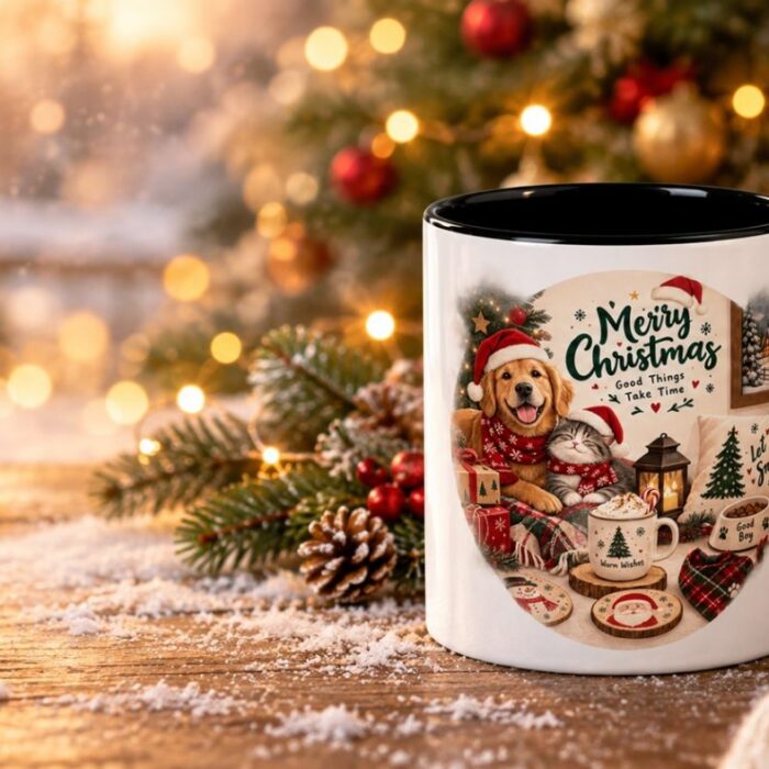 Merry Christmas Pets Mug