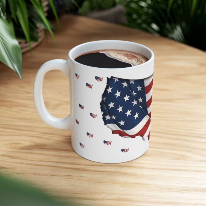 Stars & Stripes Map Mug